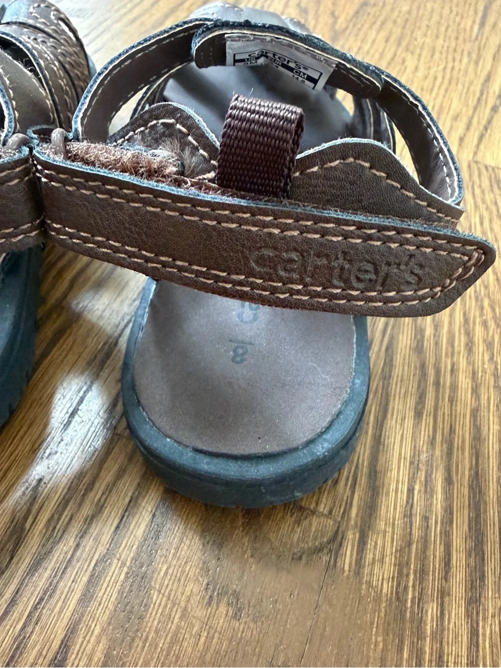Carter’s Brown Sandals, toddler size 8